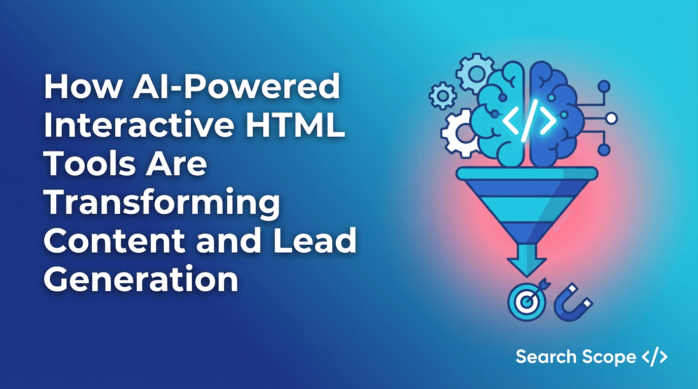 ai powered interactive html tools are transforming content and lead generation