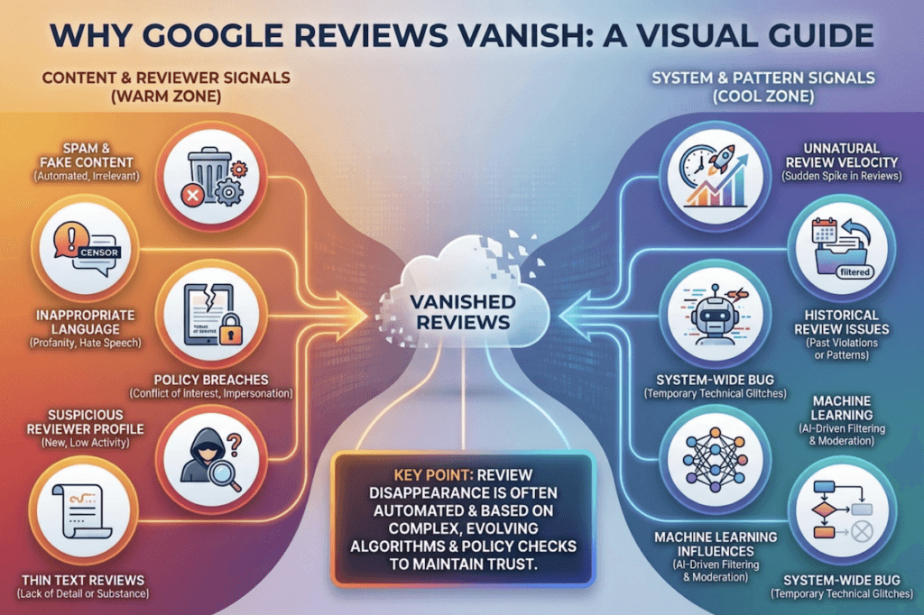 why google reviews disappear?
