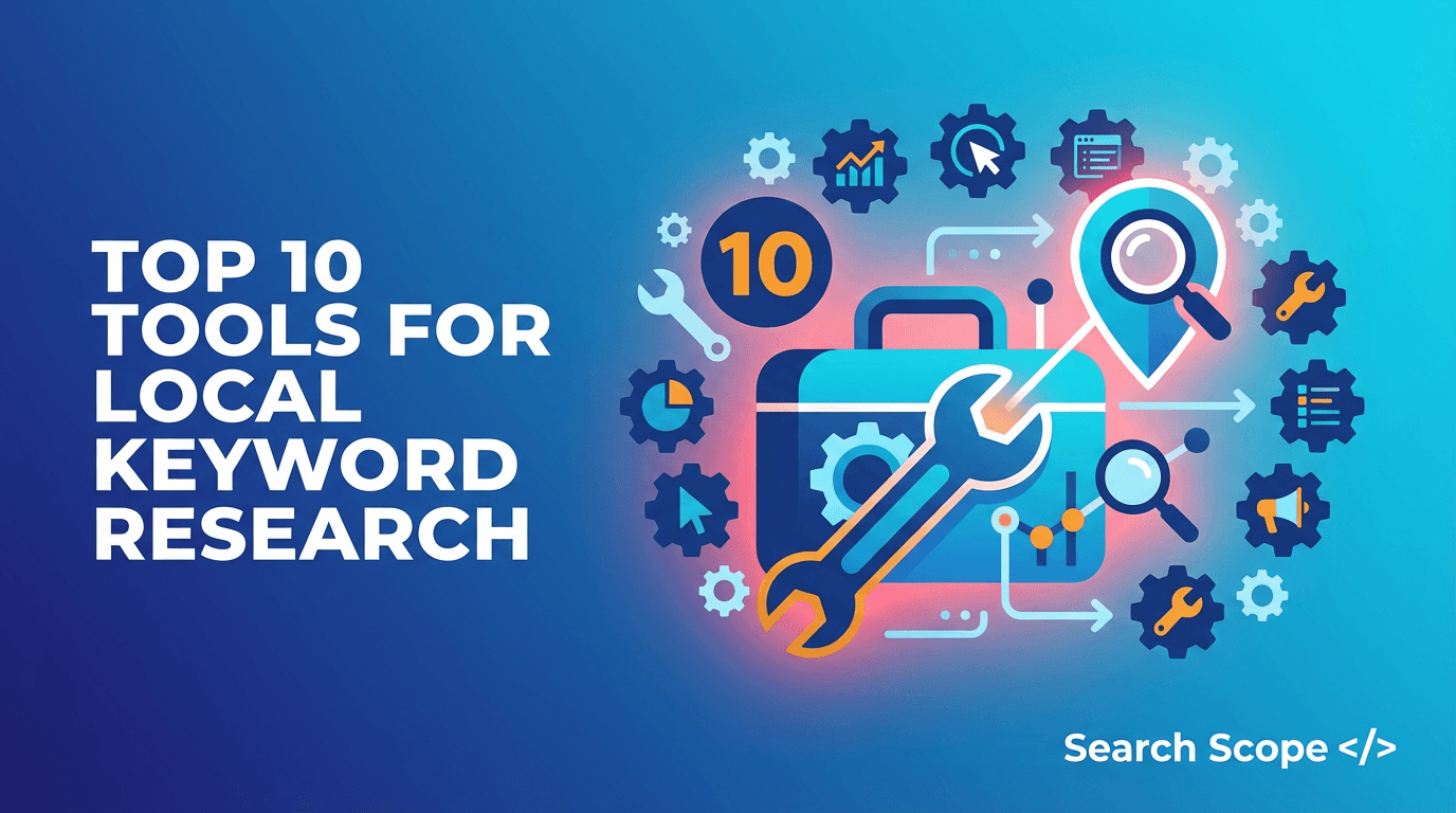 Top 10 Local Keyword Research Tools Graphic