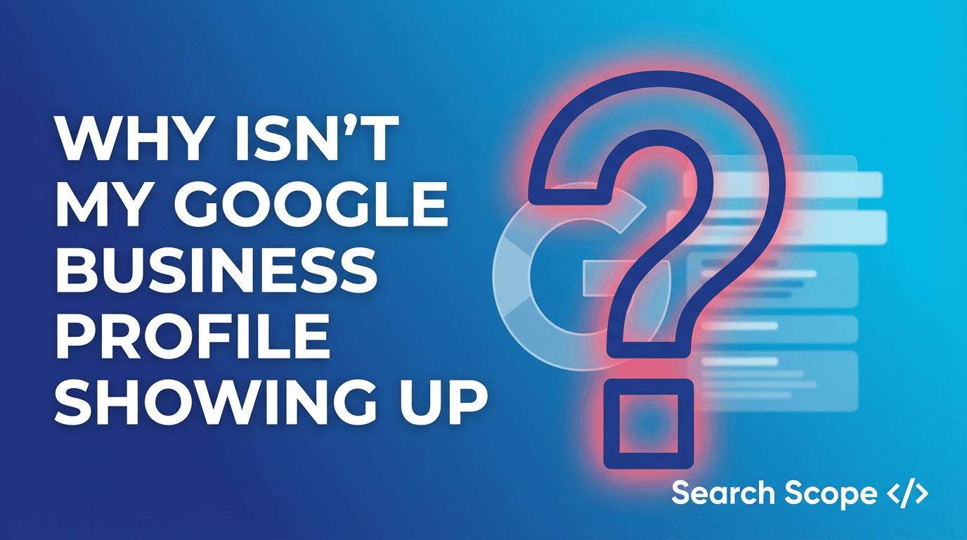 Graphic on Google Business Profile visibility issues